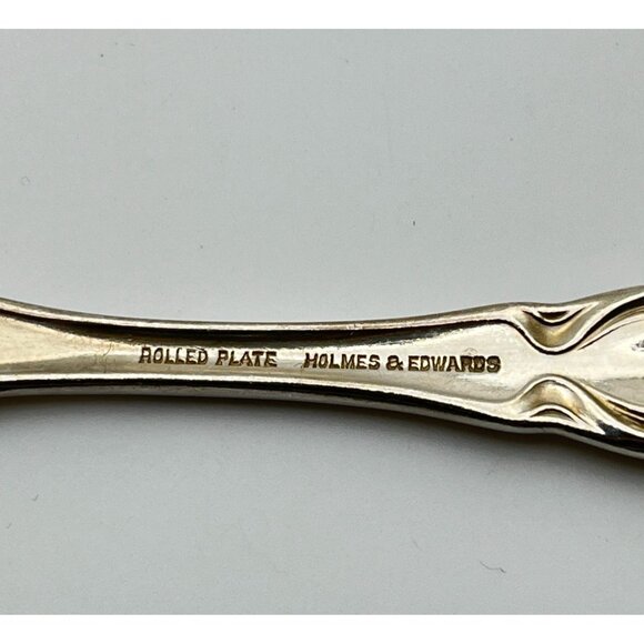 Vintage Holmes & Edwards Chalon Chatsworth Dinner Forks Set of 6 Monogrammed - Picture 3 of 7